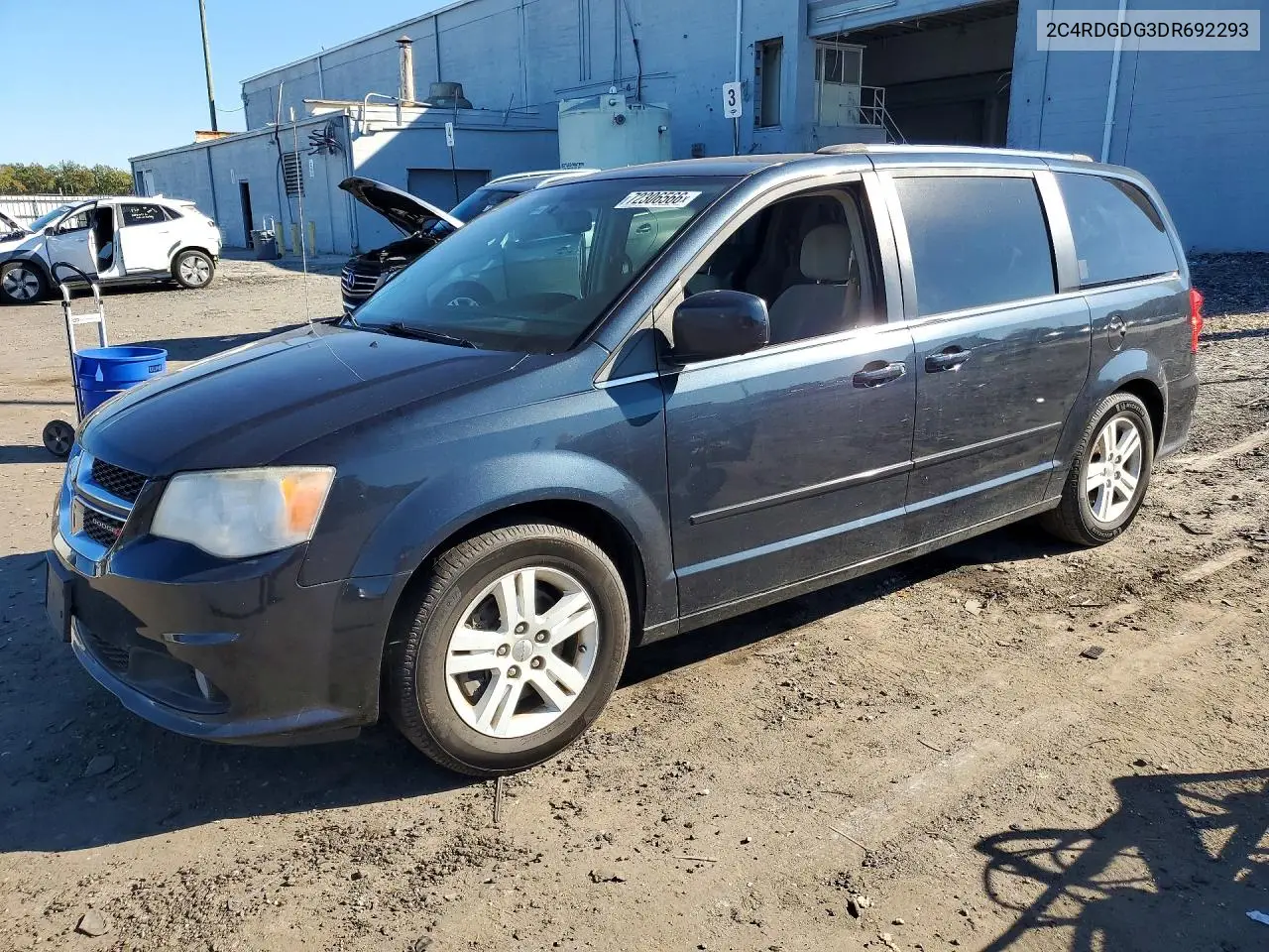 2013 Dodge Grand Caravan Crew VIN 2C4RDGDG3DR692293 фото 1