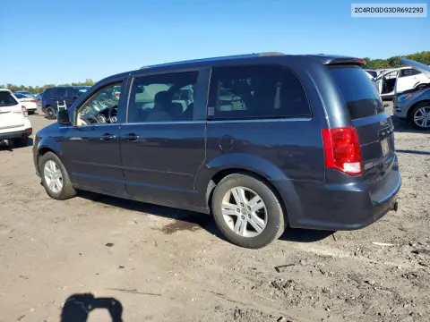 2013 Dodge Grand Caravan Crew VIN 2C4RDGDG3DR692293 фото 2