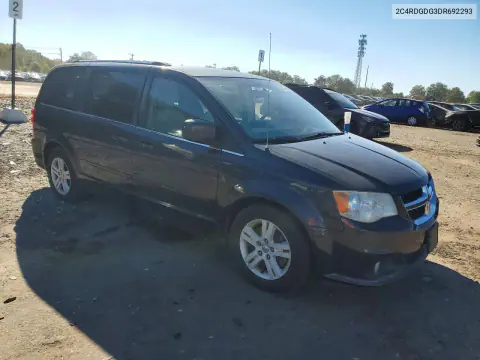 2013 Dodge Grand Caravan Crew VIN 2C4RDGDG3DR692293 фото 4