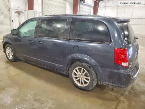 2014 Dodge Grand Caravan Sxt VIN 2C4RDGCG3ER265652 фото 2