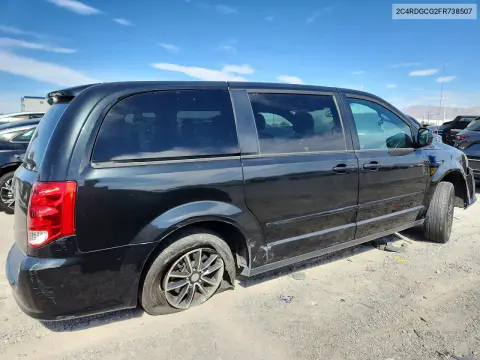 2015 Dodge Grand Caravan Sxt VIN 2C4RDGCG2FR738507 фото 3