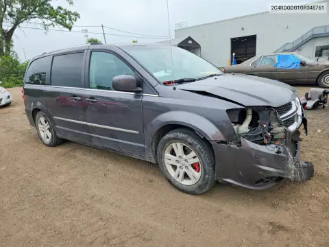 2C4RDGDG1GR345761 — 2016 Dodge Caravan, photo 4 from Copart, Front end