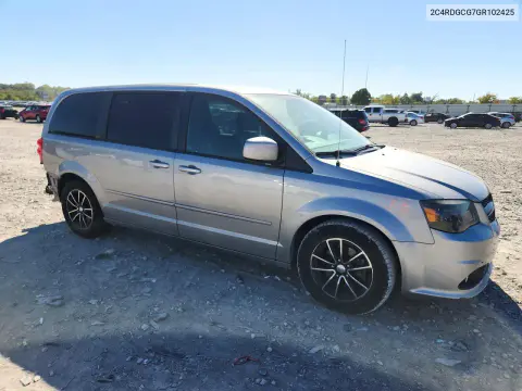2016 Dodge Grand Caravan VIN 2C4RDGCG7GR102425 фото 4