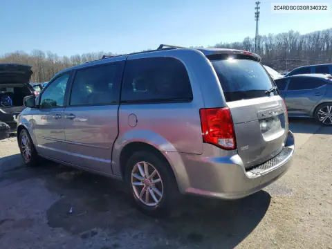 2016 Dodge Grand Caravan Sxt VIN 2C4RDGCG3GR340322 фото 2