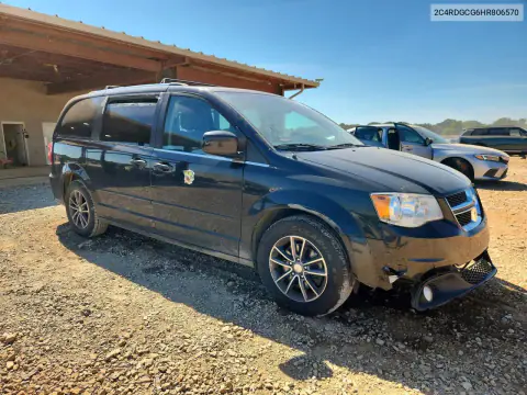 2017 Dodge Grand Caravan Sxt VIN 2C4RDGCG6HR806570 фото 4