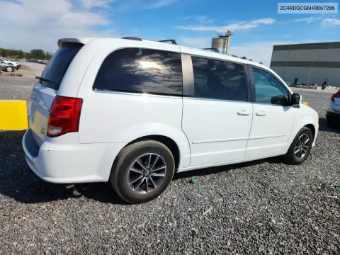 2017 Dodge Grand Caravan Sxt VIN 2C4RDGCG6HR867286 фото 3