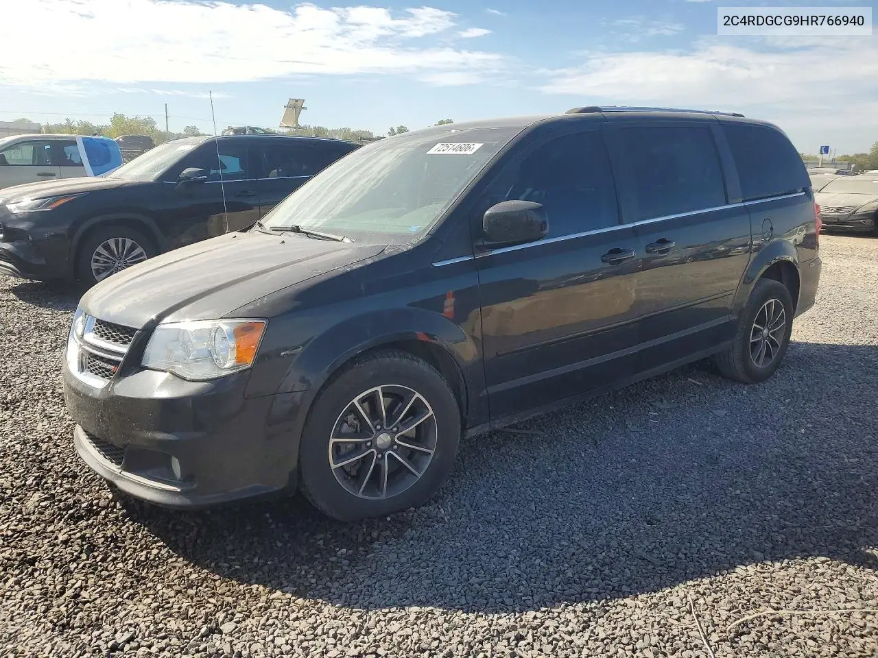 2017 Dodge Grand Caravan Sxt VIN 2C4RDGCG9HR766940 фото 1
