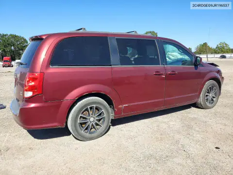 2C4RDGEG9JR196537 — 2018 Dodge Caravan, photo 3 from Copart, Front end