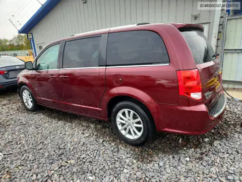 2C4RDGCG7JR135710 — 2018 Dodge Caravan, photo 2 from Copart, Front end