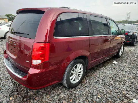 2C4RDGCG7JR135710 — 2018 Dodge Caravan, photo 3 from Copart, Front end