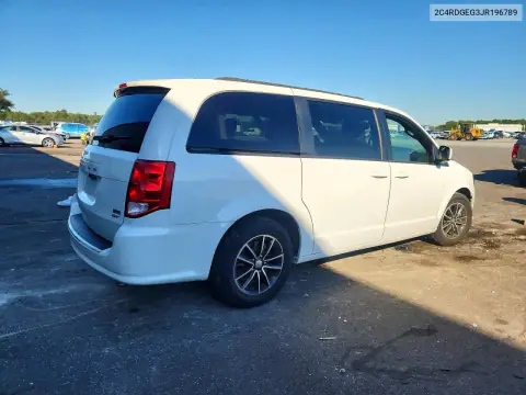 2C4RDGEG3JR196789 — 2018 Dodge Caravan, zdjęcie 3 z Copart, Przód