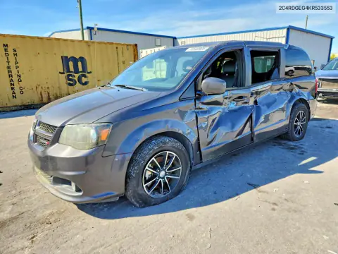 2C4RDGEG6KR785675 — 2019 Dodge Caravan, Rollover, before-repair photos