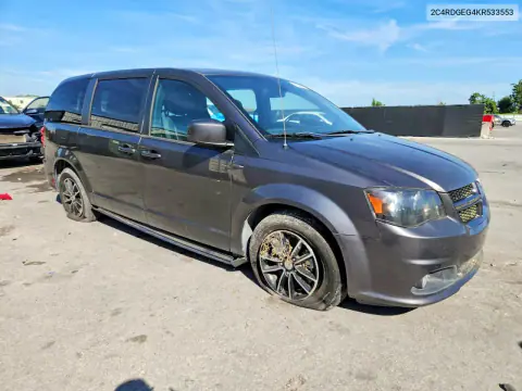 2019 Dodge Grand Caravan Gt VIN 2C4RDGEG6KR785675 фото 4