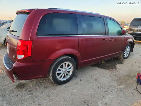 2C4RDGCG2KR620127 — 2019 Dodge Caravan, ფოტო 3, Copart, წინა ნაწილი