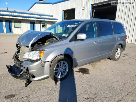 2C4RDGCG7KR632452 — 2019 Dodge Caravan, Front end, before-repair photos