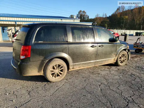 2C4RDGEG3LR202271 — 2020 Dodge Caravan, zdjęcie 3 z Copart, Przód