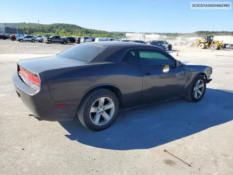 2013 Dodge Challenger Sxt VIN 2C3CDYAG0DH662985 фото 3