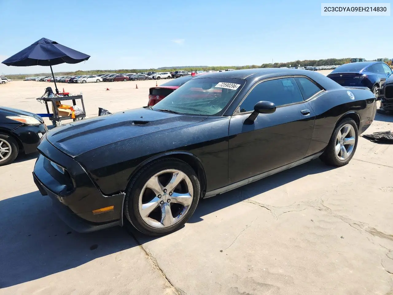 2014 Dodge Challenger Sxt VIN 2C3CDYAG9EH214830 фото 1
