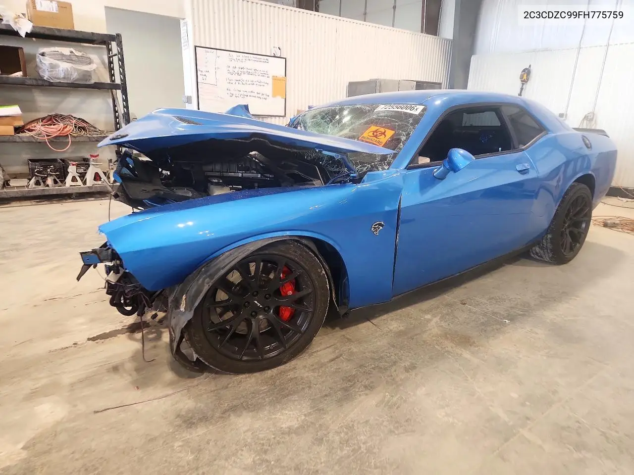 2015 Dodge Challenger Srt Hellcat VIN 2C3CDZC99FH775759 фото 1