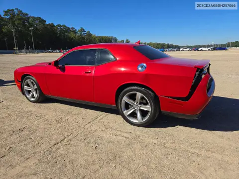 2016 Dodge Challenger Sxt VIN 2C3CDZAG3GH257066 фото 2