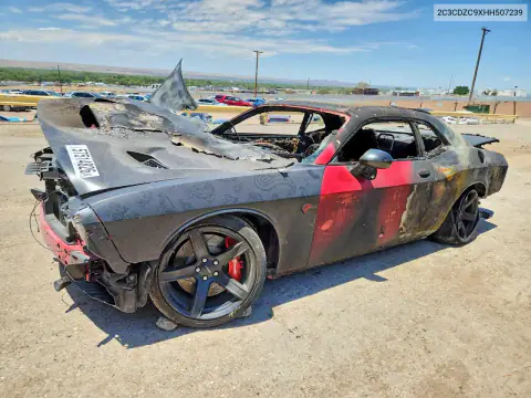 2C3CDZC9XHH507239 — 2017 Dodge Challenger, Fire, before-repair photos