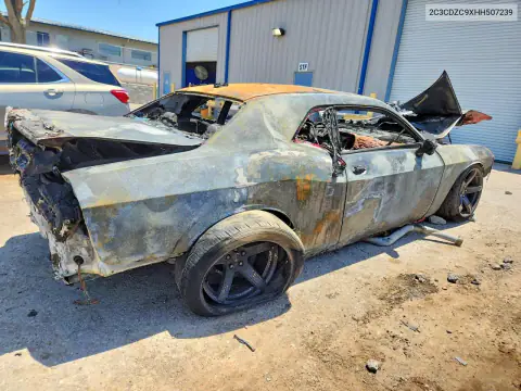 2C3CDZC9XHH507239 — 2017 Dodge Challenger, photo 3 from Copart 29.10.2026, Fire