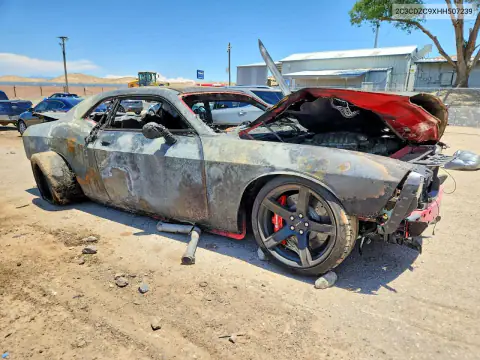 2C3CDZC9XHH507239 — 2017 Dodge Challenger, photo 4 from Copart 29.10.2026, Fire