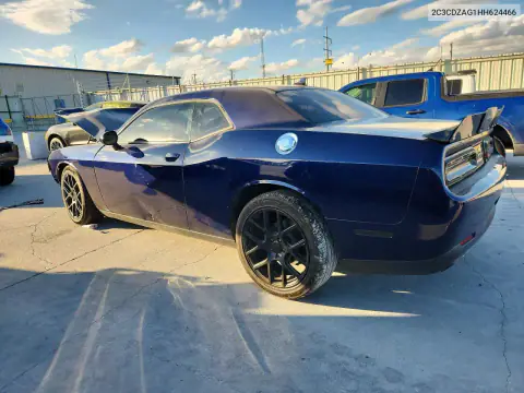 2C3CDZAG1HH624466 — 2017 Dodge Challenger, foto 2 de Copart, Parte delantera