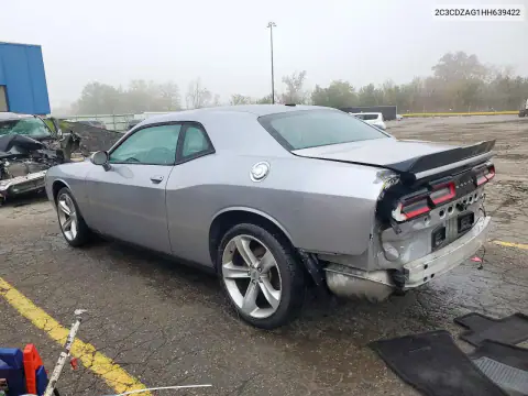 2C3CDZAG1HH639422 — 2017 Dodge Challenger, zdjęcie 2 z Copart, Tył