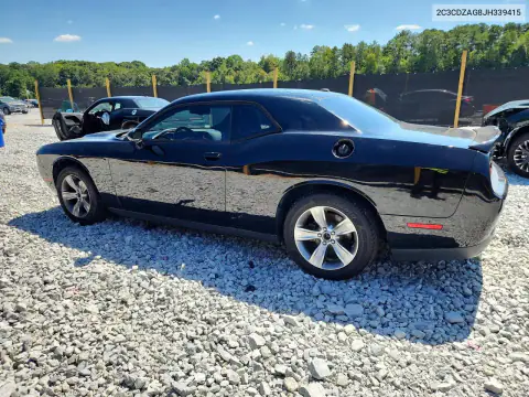 2C3CDZAG8JH339415 — 2018 Dodge Challenger, zdjęcie 2 z Copart, Zalanie