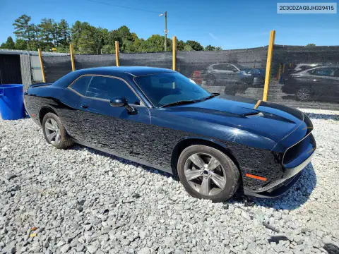 2C3CDZAG8JH339415 — 2018 Dodge Challenger, zdjęcie 4 z Copart, Zalanie