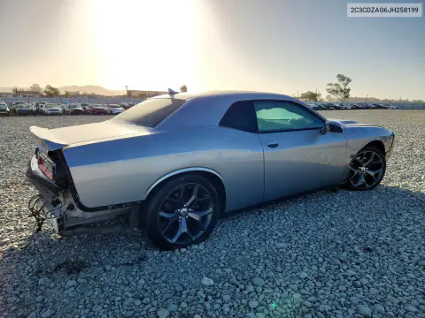 2C3CDZAG6JH258199 — 2018 Dodge Challenger, фото 3 с аукциона Copart, ЗАДНЯЯ ЧАСТЬ