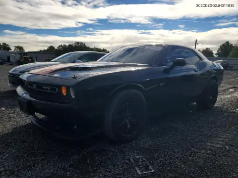 2018 Dodge Challenger Gt VIN 2C3CDZGG2JH311830 фото 1