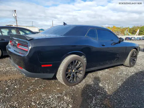 2018 Dodge Challenger Gt VIN 2C3CDZGG2JH311830 фото 3