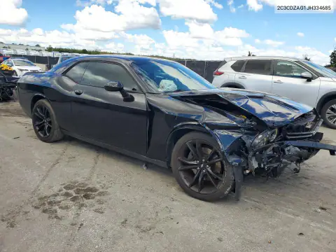 2C3CDZAG1JH334685 — 2018 Dodge Challenger, фото 4 с аукциона Copart 27.10.2026, ПЕРЕДНЯЯ ЧАСТЬ