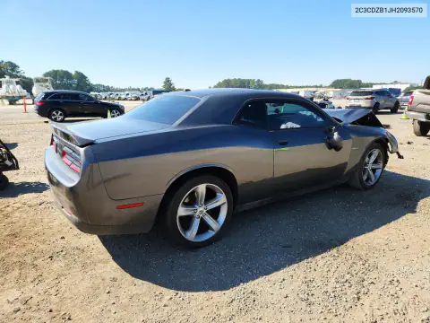 2C3CDZBT1JH209357 — 2018 Dodge Challenger, zdjęcie 3 z Copart, Przód
