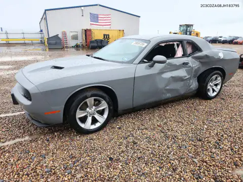 2C3CDZAG8JH183795 — 2018 Dodge Challenger, Повреждение корпуса, фото до ремонта