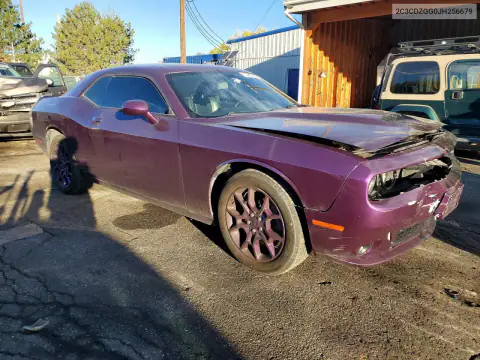 2C3CDZGG0JH256679 — 2018 Dodge Challenger, zdjęcie 4 z Copart, Przód