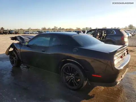 2C3CDZAG5JH339341 — 2018 Dodge Challenger, photo 2 from Copart, Front end