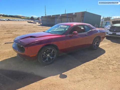 2C3CDZAG2KH503520 — 2019 Dodge Challenger, Град, фото до ремонту
