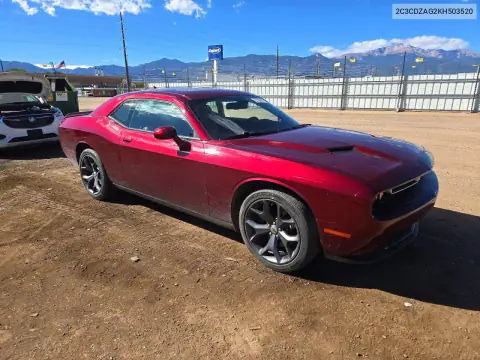2C3CDZAG2KH503520 — 2019 Dodge Challenger, ფოტო 4, Copart, სეტყვა