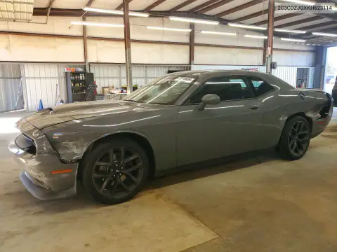 2C3CDZJGXKH623114 — 2019 Dodge Challenger, ЗАДНЯЯ ЧАСТЬ, фото до ремонта