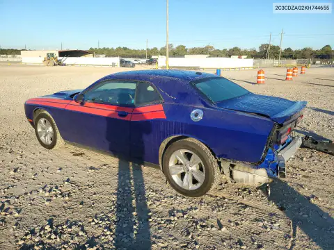 2C3CDZAG2KH744655 — 2019 Dodge Challenger, фото 2 з Copart, Задня частина