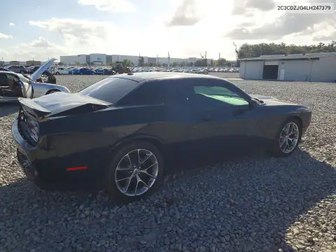 2C3CDZJG4LH247379 — 2020 Dodge Challenger, foto 3 de Copart, Parte trasera