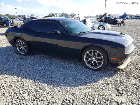2C3CDZJG4LH247379 — 2020 Dodge Challenger, foto 4 de Copart, Parte trasera