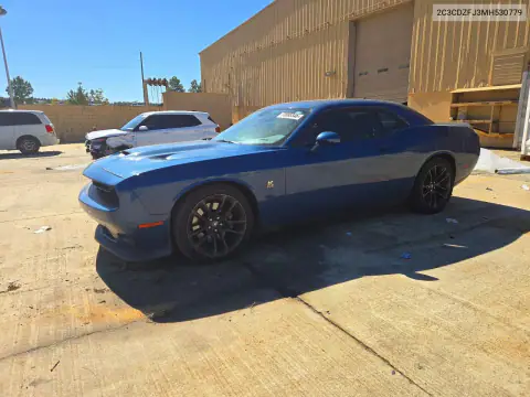 2C3CDZFJ3MH530779 — 2021 Dodge Challenger, მცირე ჩაღრმავებები და ნაკაწრები, ფოტოები შეკეთებამდე