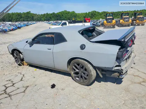 2C3CDZBT9NH233864 — 2022 Dodge Challenger, фото 2 с аукциона Copart, ПОВРЕЖДЕНИЯ СО ВСЕХ СТОРОН