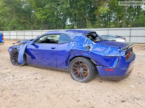 2C3CDZFJ0NH156374 — 2022 Dodge Challenger, photo 2 from Copart, All-over damage