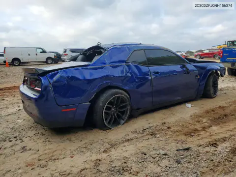 2C3CDZFJ0NH156374 — 2022 Dodge Challenger, photo 3 from Copart, All-over damage