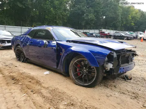 2C3CDZFJ0NH156374 — 2022 Dodge Challenger, photo 4 from Copart, All-over damage